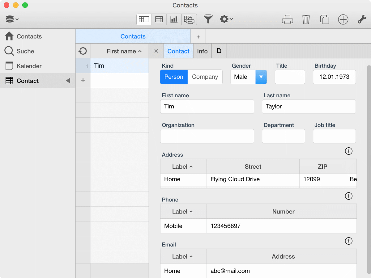 Make your CRM! For clients, partners, suppliers, pupils, members, employees, applicants.
